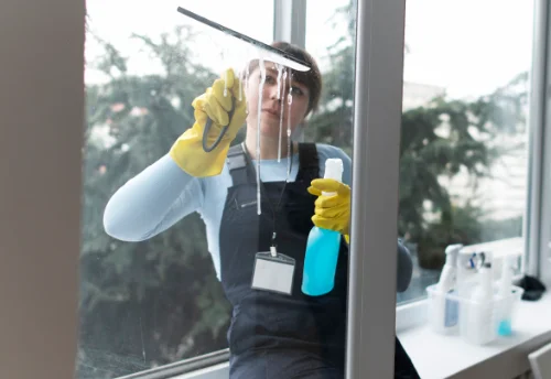 Nettoyage de vitres intérieures et extérieures au Malzieu-Ville